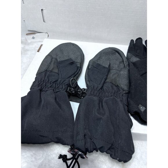 Stick It! Grandos black Adult Ski Gloves & Mittens Combo  women size Small - Picture 5 of 6